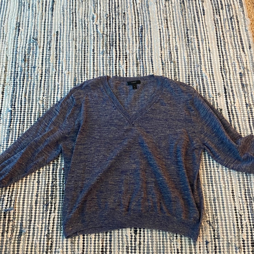 J. Crew V-neck Sweater. Like New. Med.